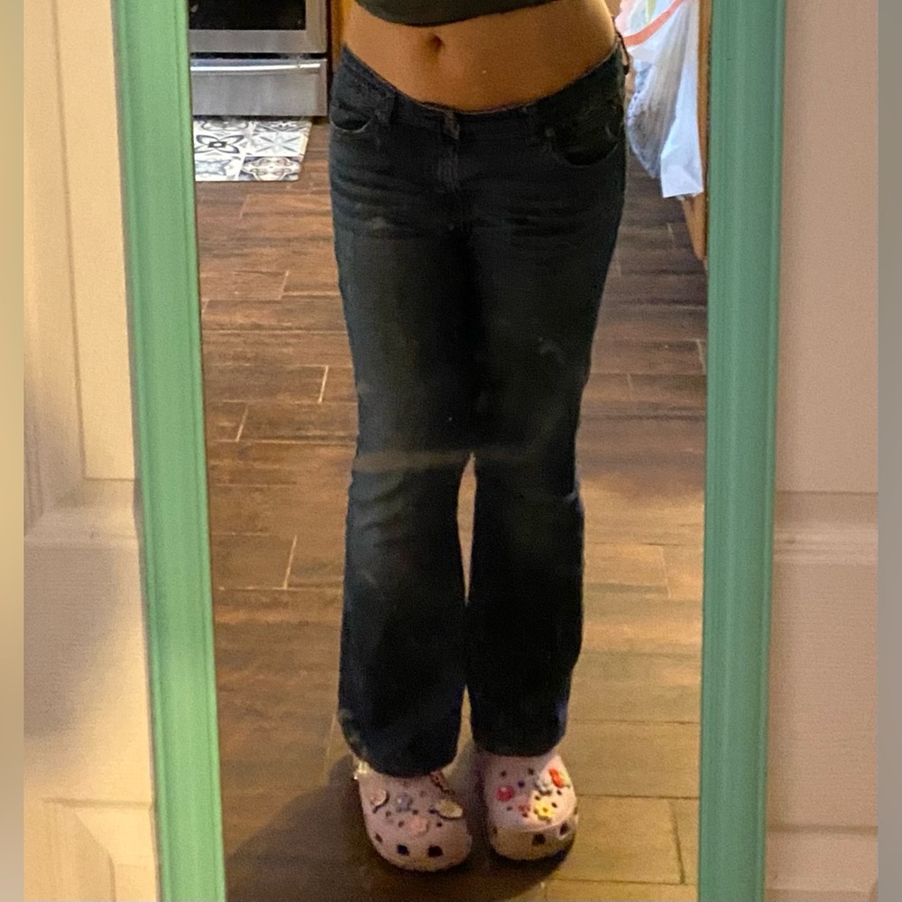 Low rise bootcut